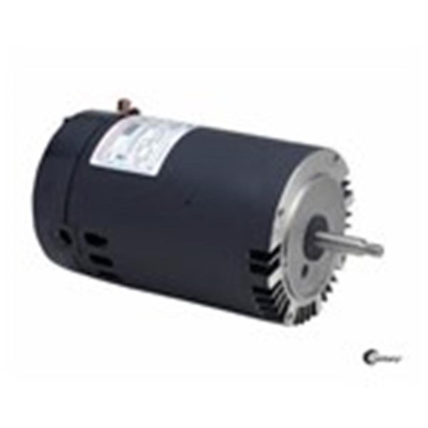 1 HP 56J Up-Rated Pool & Spa Pump Motor, Threaded Shaft, Regal Beloit, Mfr#: RE393767